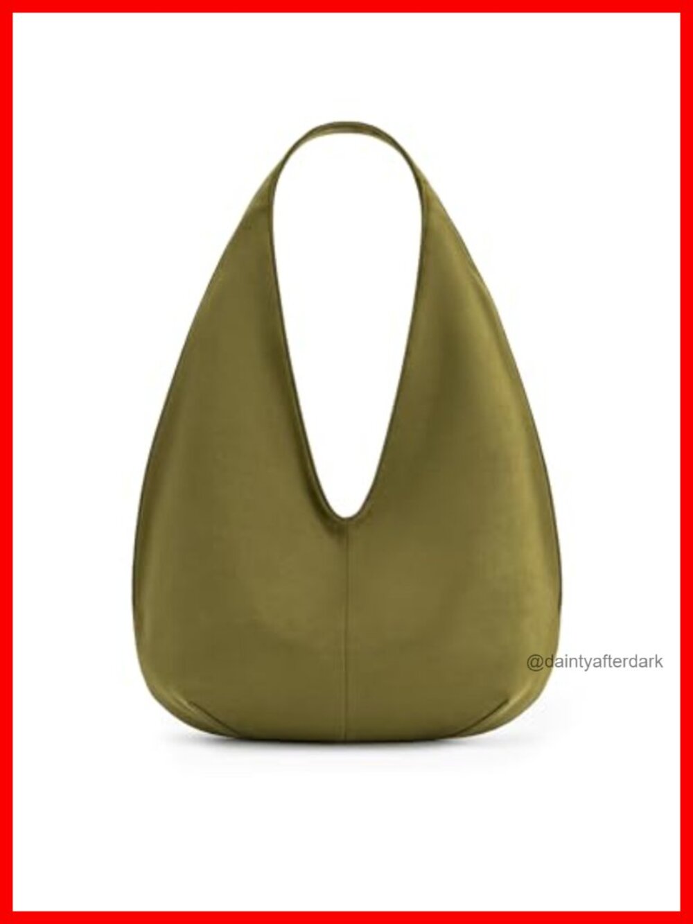 Faux Suede Hobo Shoulder Bag Large Slouchy Everyday Casual Outing